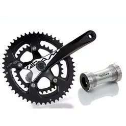 Kurbelset MICHE Team Evo Max, 2x10, 50/34 T, Inkl. BSA Innenlager, 172,5 Mm