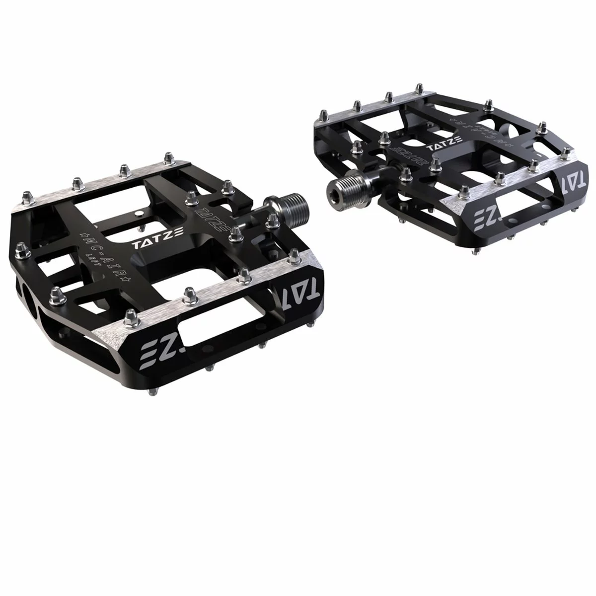 Tatze-Bike Tatze Pedal MTB MC-AIR Plattform Schwarz 14 Pins Je Seite 3 Tatze-Bike Tatze Pedal MTB MC-AIR Plattform Schwarz 14 Pins Je Seite