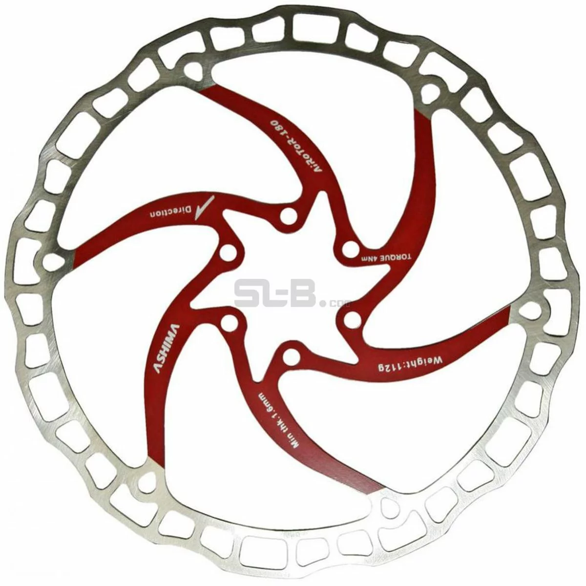 Bremsscheibe Ashima ARO-08 Red, Ab Ca. 70 Gramm 3 Bremsscheibe Ashima ARO-08 Red, Ab Ca. 70 Gramm