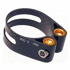 Criterium Carbon Sattelklemmschelle, Ab Ca. 11 Gramm -Rennrad handeln carbon sattelklemmschelle carbon seatclamp sattelklkemmschelle 55