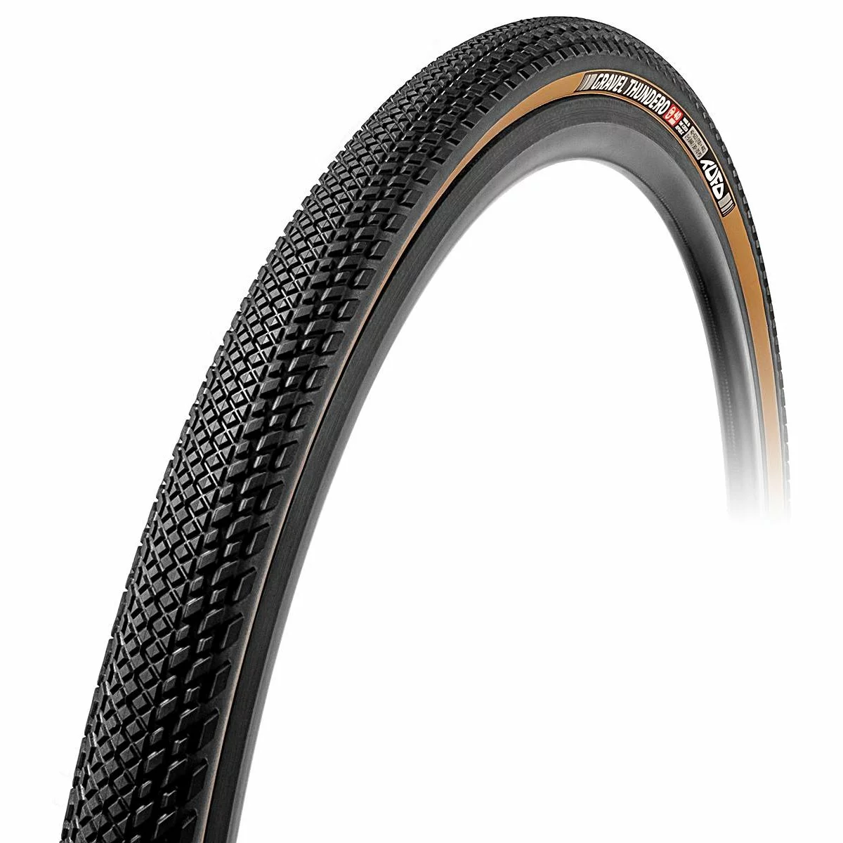 Gravelreifen TUFO Thundero, 700x40, 40-622, Schwarz/Beige, Tubeless, Faltbar, Ca. 440 Gramm 3 Gravelreifen TUFO Thundero, 700x40, 40-622, Schwarz/Beige, Tubeless, Faltbar, Ca. 440 Gramm