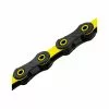Kette KMC DLC 12, 12-fach, Schwarz/Gelb, 126 Glieder -Rennrad handeln kette kmc dlc 12 12 fach schwarz gelb 126 glieder