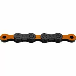 Kette KMC DLC 12, 12-fach, Schwarz/Orange, 126 Glieder