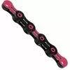 KMC Kette X-11 SL DLC Super Light, Schwarz-Pink, 11-fach, Diamond-Like-Coating -Rennrad handeln kette kmc x 11 sl dlc super light schwarz pink 11 fach 4715575339153