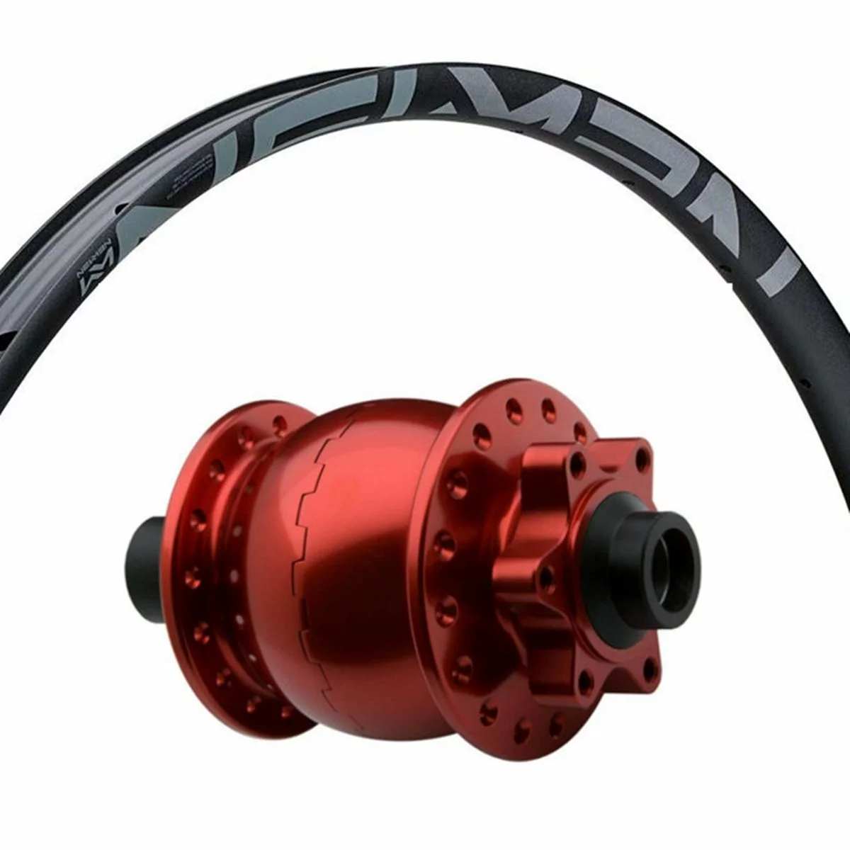 Laufrad Mit Nabendynamo Son 28/15 MTB Disc, 6-Loch, Rot 8 Laufrad Mit Nabendynamo Son 28/15 MTB Disc, 6-Loch, Rot – Bild 6