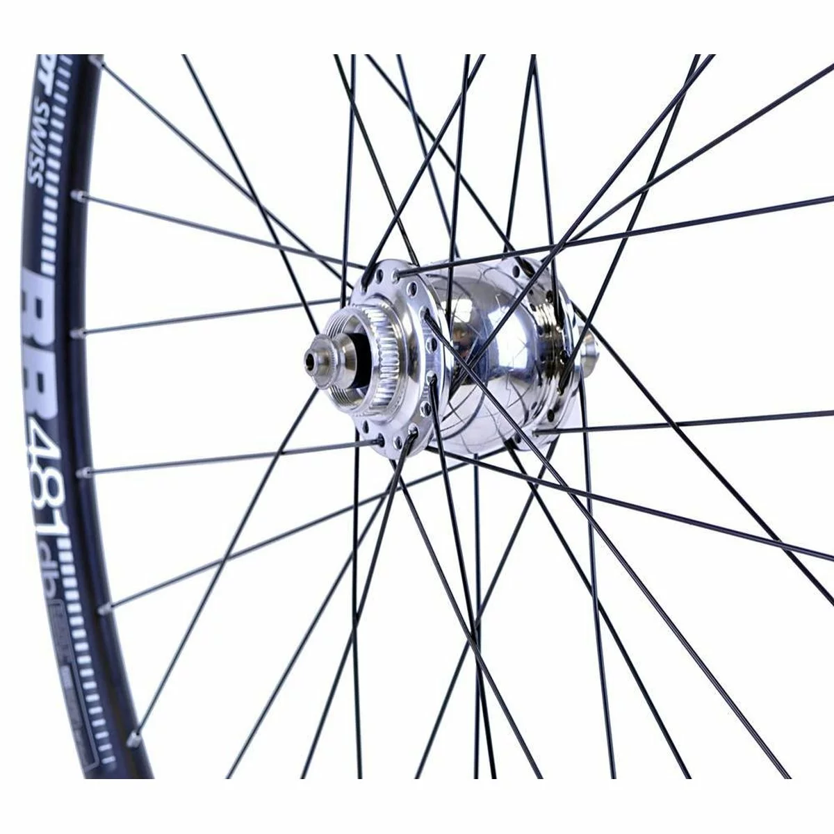 Laufrad Mit Nabendynamo Son 28 Disc Centerlock, Silber Poliert 4 Laufrad Mit Nabendynamo Son 28 Disc Centerlock, Silber Poliert – Bild 2