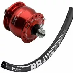 Laufrad Mit Nabendynamo SondeLux Disc Centerlock, Rot -Rennrad handeln laufrad mit nabendynamo sondelux disc centerlock rot5