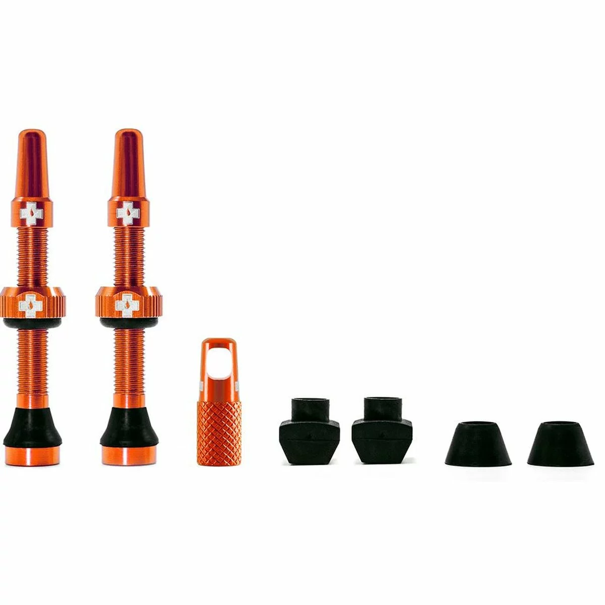 Muc-Off Muc Off Tubeless Valve Kit Universal For MTB & Road, Farbe: Orange 3 Muc-Off Muc Off Tubeless Valve Kit Universal For MTB & Road, Farbe: Orange