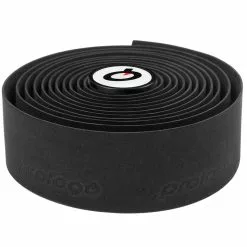 Prologo Lenkerband PLAINTOUCH + Schwarz Mit Stopfen, Kork/Gel