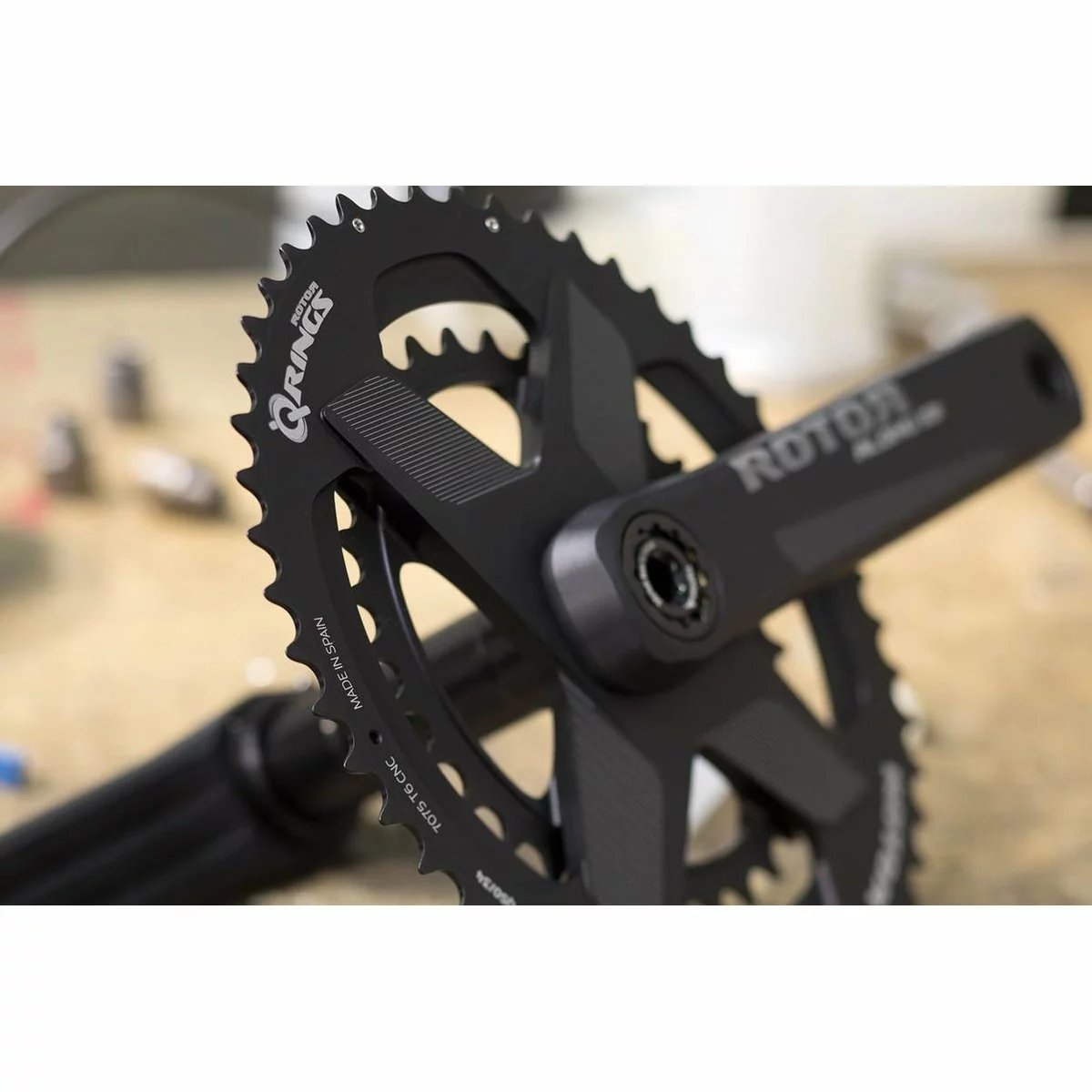 Rennradkurbel Rotor ALDHU, Directmount Q-Ring 6 Rennradkurbel Rotor ALDHU, Directmount Q-Ring – Bild 4