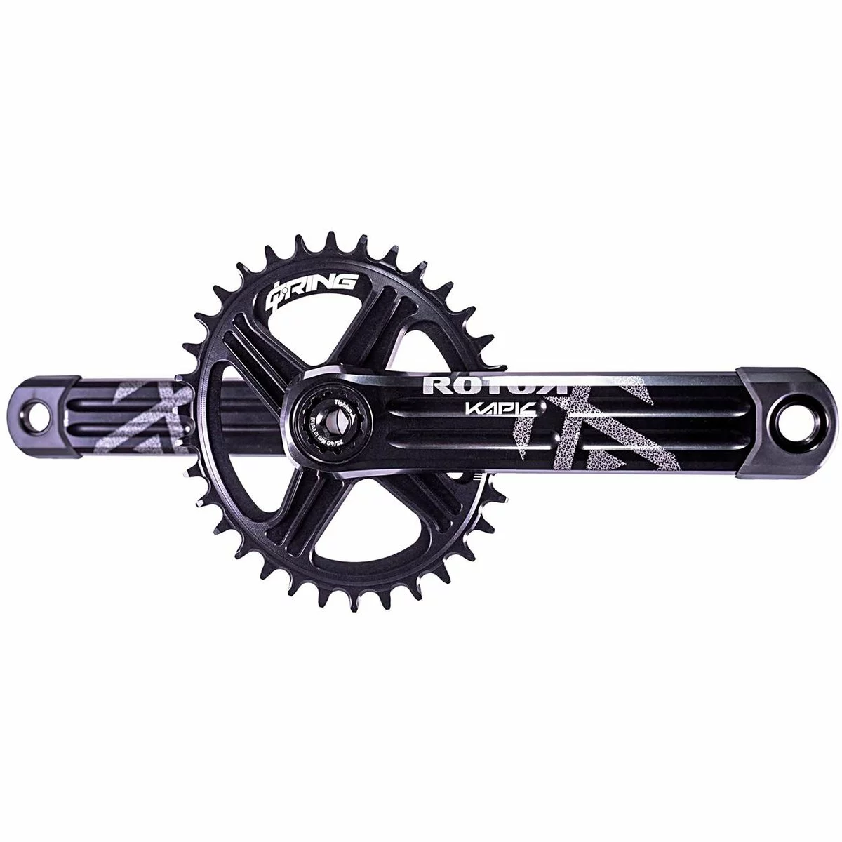 Kurbel Rotor KAPIC MTB XC, Directmount Q-Ring, Ca. 497 Gramm Incl. Kettenblatt 4 Kurbel Rotor KAPIC MTB XC, Directmount Q-Ring, Ca. 497 Gramm Incl. Kettenblatt – Bild 2