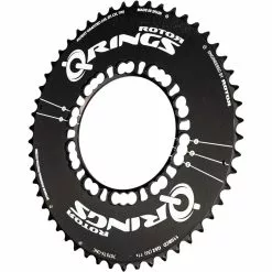 Rotor Q Ring Aero-Kettenblätter, Lochkreis 110 Mm, Ca. 150 Gramm (Paar)