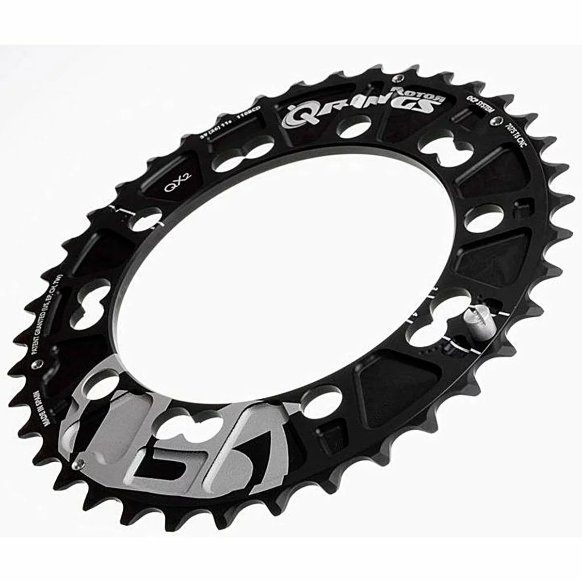 Rotor Q Ring Kettenblätter MTB 2-fach, Lochkreis 104/64 Mm, Für Shimano XTR 985, Ca. 150 Gramm 4 Rotor Q Ring Kettenblätter MTB 2-fach, Lochkreis 104/64 Mm, Für Shimano XTR 985, Ca. 150 Gramm – Bild 2