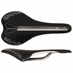 Sattel SELLE ITALIA SLR, Schwarz, Gestell Titan Ti316, Schale Nylon-Carbon, Ca. 165 Gramm