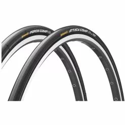 Continental Conti Attack Comp & Force Comp Set Tubular, 28x22/24 Mm