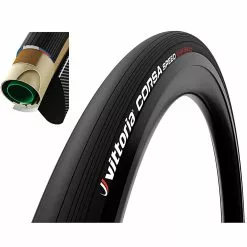 Reifen Vittoria Corsa Speed G+ Tubular Anthrazit/Schwarz, Graphene, 28x23 Mm