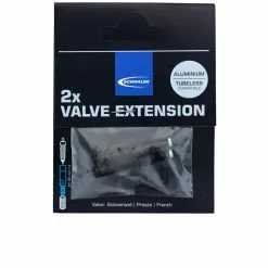 Schwalbe Ventilverlängerung, Alu, SV, 2er Set, 30 Mm Länge, Für Tubeless-Ventil