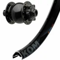 Laufrad Mit Nabendynamo Son 28/15-110 - BOOST MTB Disc, 6-Loch, Schwarz