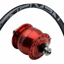 Laufrad Mit Nabendynamo SondeLux MTB Disc, Centerlock, Rot -Rennrad handeln son delux centerlockch nabendynamo laufrad son delux disc centerlock nabendynamo nabendynamo son sondelux centerlock disc nabendynamo 113