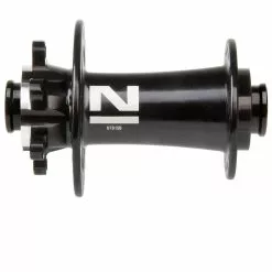 Vorderradnabe Novatec Disk Superlight, 12 X 100 Mm, 24 Loch, Schwarz